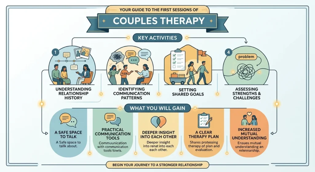 How Couples Therapy Works: What the First Sessions Involve