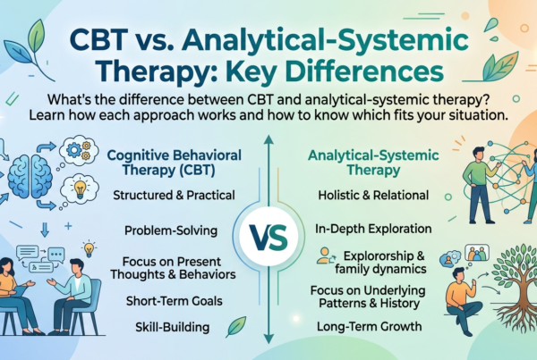 CBT vs. Analytical-Systemic Therapy: Key Differences