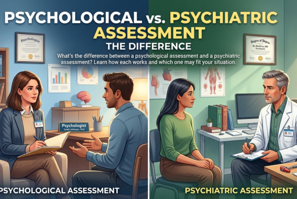 Psychological vs. Psychiatric Assessment: The Difference