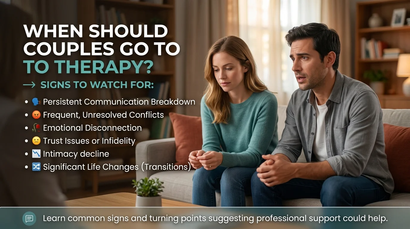 When Should Couples Go to Therapy? Signs to Watch For