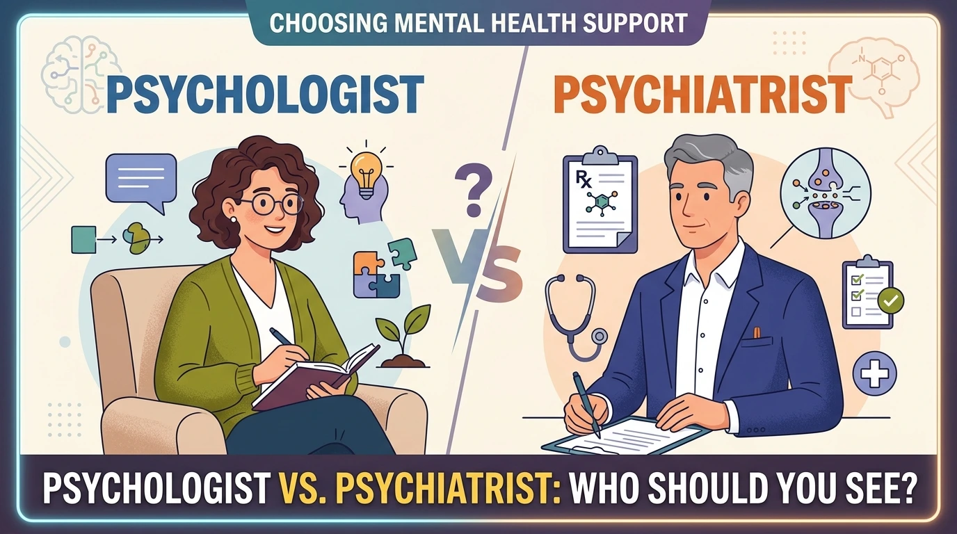 Psychologist vs. Psychiatrist: Who Should You See?
