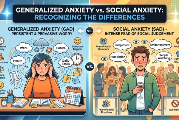Generalized Anxiety vs. Social Anxiety: Recognizing the Differences