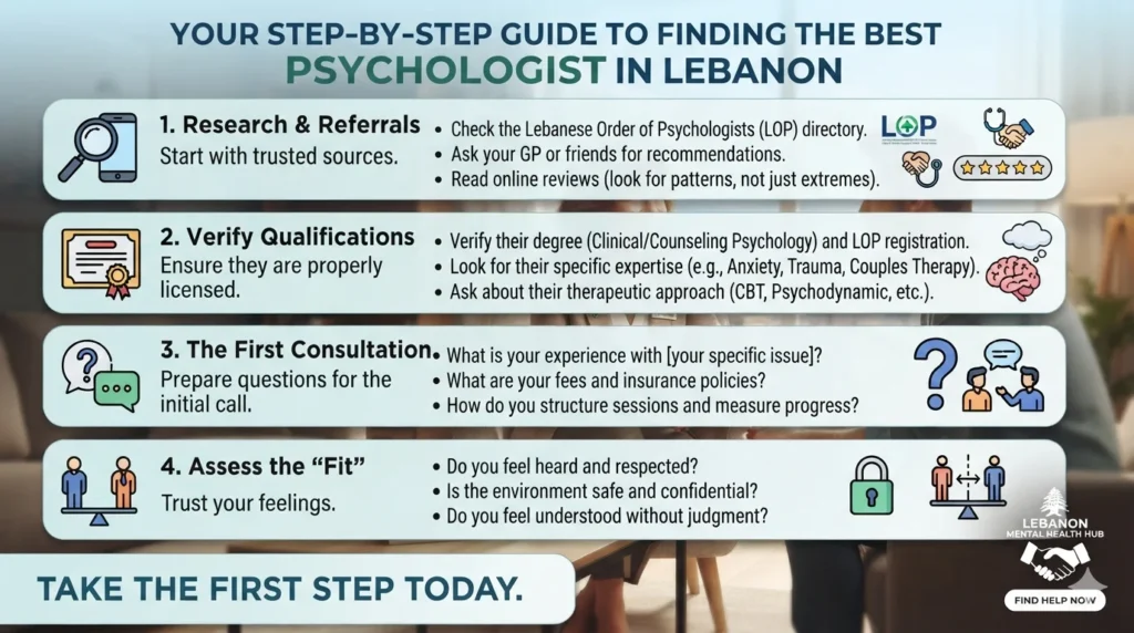 Best Psychologist in Lebanon: How to Choose With Confidence